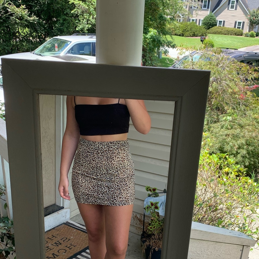 Cheetah miniskirt